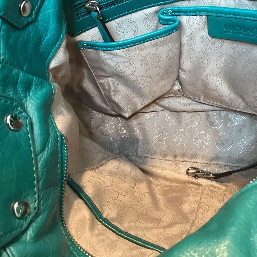 Michael Kors Bag Purse Handbag Leather Fallon Zip Tosca Satchel Shoulder Bag - Picture 13 of 14